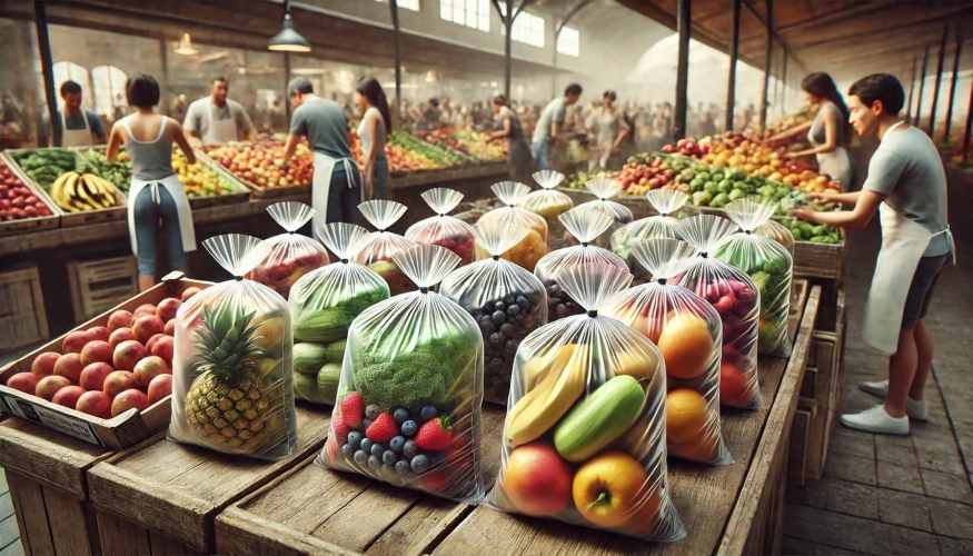 Como Escolher a Bobina Saco Transparente Ideal para Hortifrúti